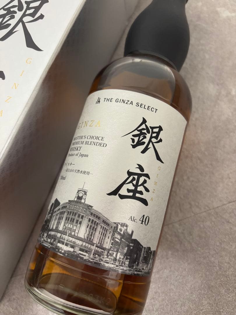 レア物新品】銀座 MASTER'S CHOICE プレミアムウイスキー700ml