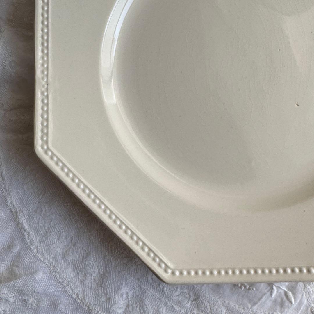 フランスアンティーク　サルグミンヌ　オクトゴナル　ディナープレート