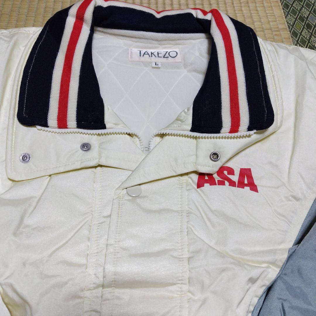TAKEZO ASAロゴ入りジャケット Lサイズ