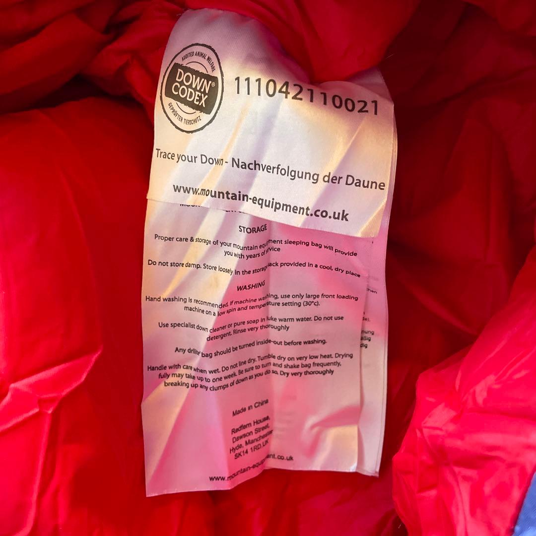 マウンテンイクイップメント 冬用シュラフ ウィメンズ GLACER750