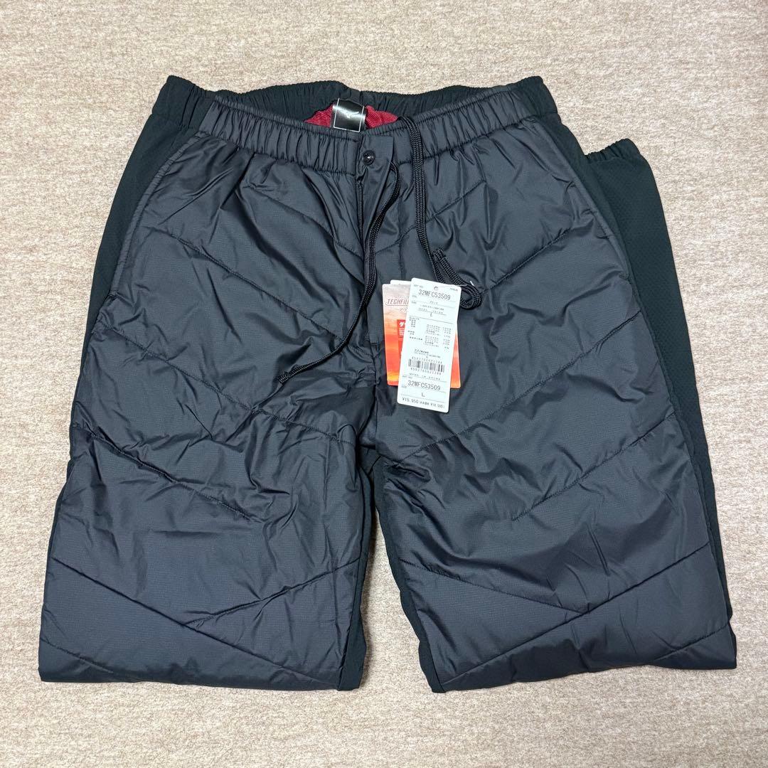 【新品・タグ付】ミズノ ブレスサーモ テックフィル パンツ Lサイズ ブラック