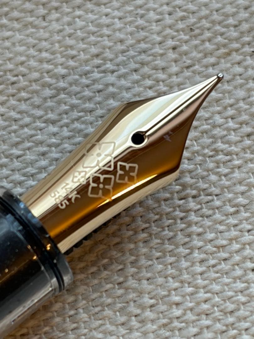 お値下げ不可 セーラー万年筆 アンコーラ 紫陽花 クリアM