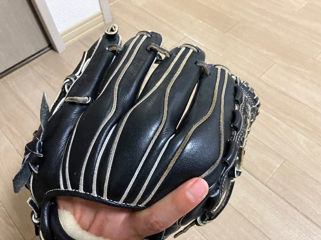 asics GOLDSTAGE 硬式グローブ 黒