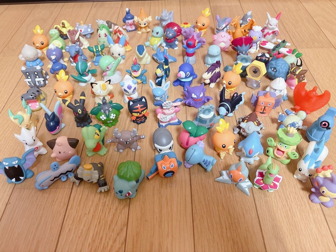 【希少 激レア】ポケモン ポケモンキッズ 指人形 クリア フィギュア200体以上