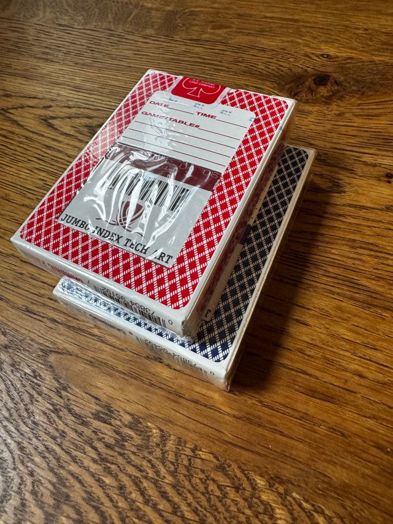 Wynn カジノトランプ ジャンボINDEX 赤青2個セット 新品未開封 レア