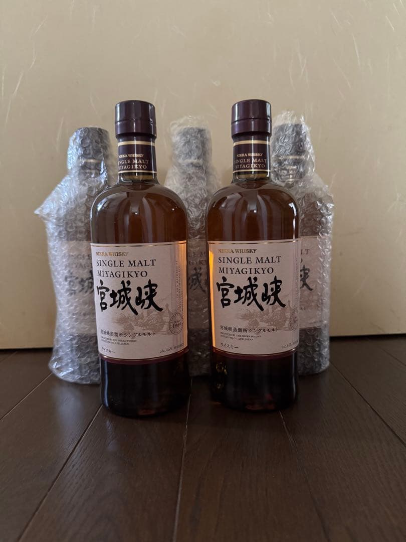 宮城峡/シングルモルトウイスキー　5本セット