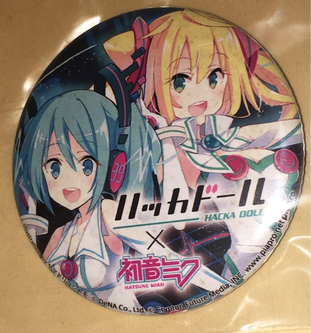 初音ミク 雪ミク  MIKU 2017 ハッカドール 缶バッジ