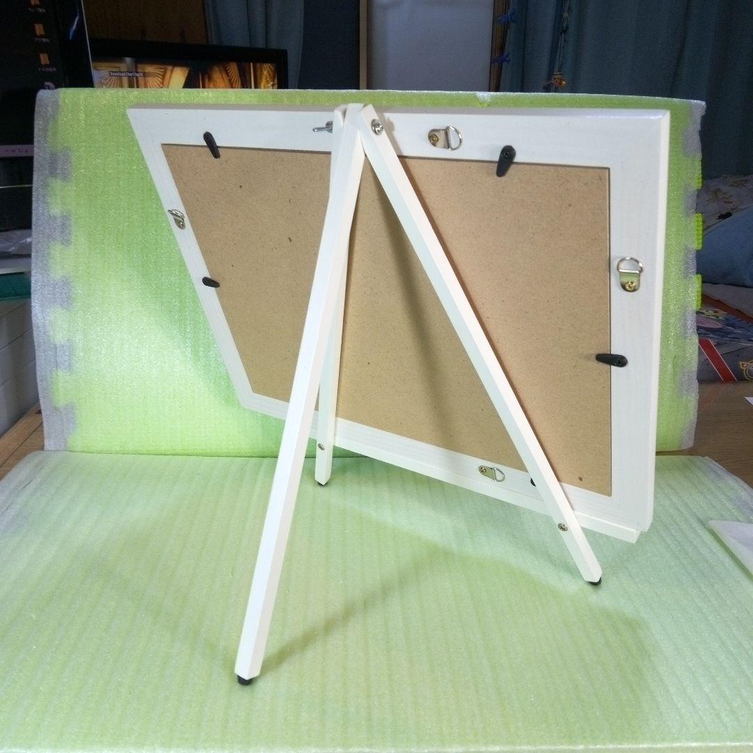 ちぎり絵　小猫と毛糸　インテリア　オブジェ　ディスプレイ　美術　アート　ART