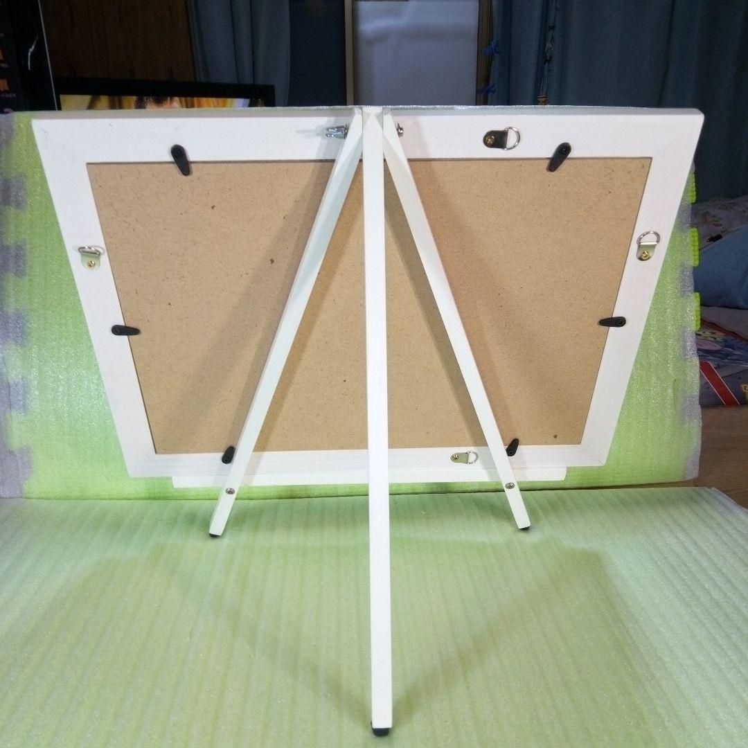 ちぎり絵　小猫と毛糸　インテリア　オブジェ　ディスプレイ　美術　アート　ART