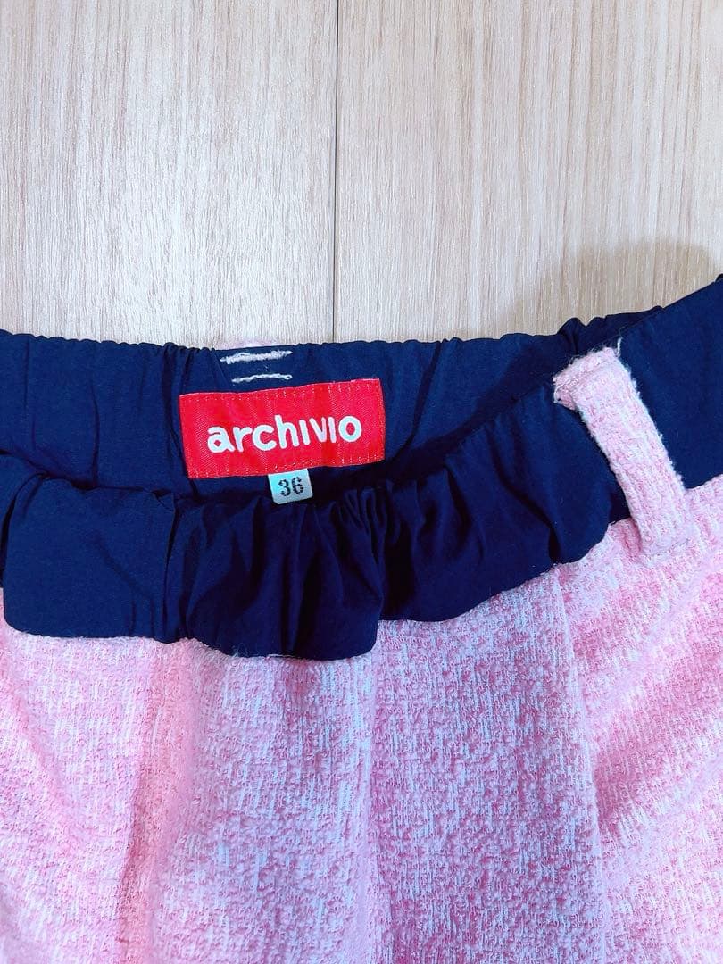 archivioアルチビオ 2025年春夏 ツイード風ショートパンツ　36サイズ