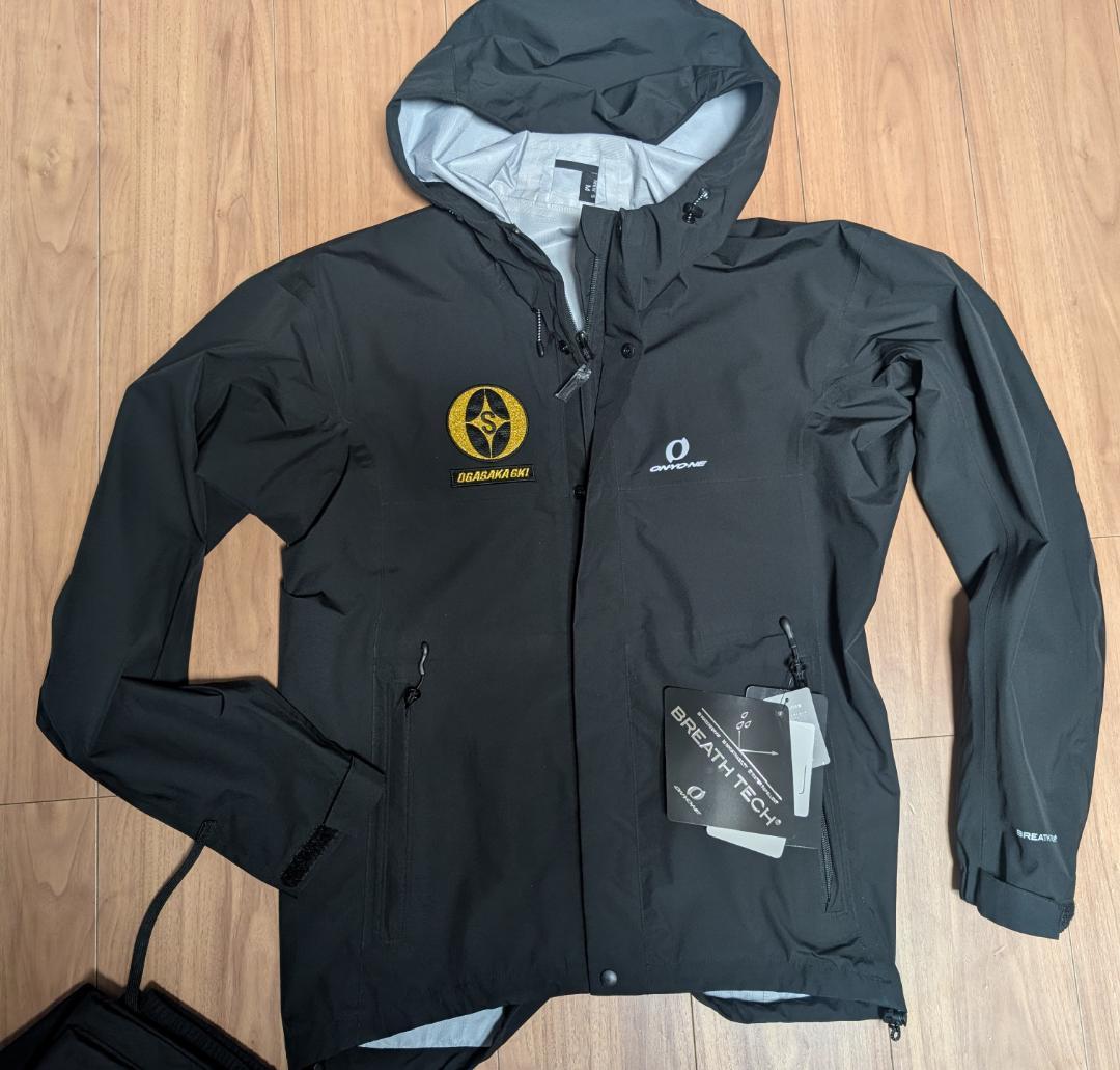 オガサカ.カタログ外.レインスーツセット.オンヨネ.ブラック.サイズM 未使用