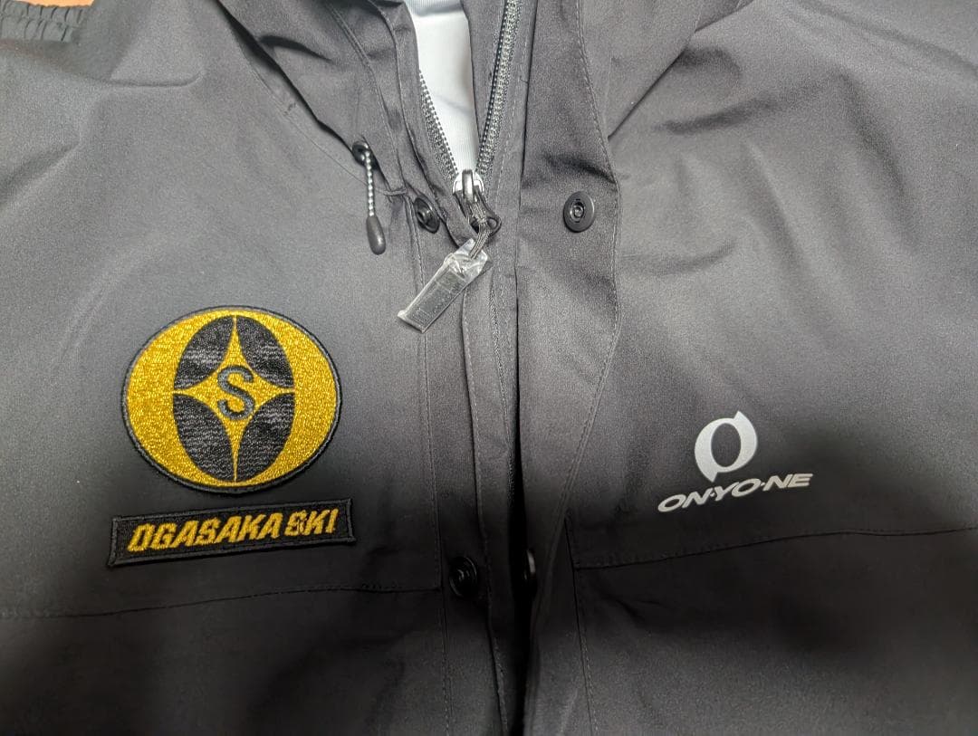オガサカ.カタログ外.レインスーツセット.オンヨネ.ブラック.サイズM 未使用