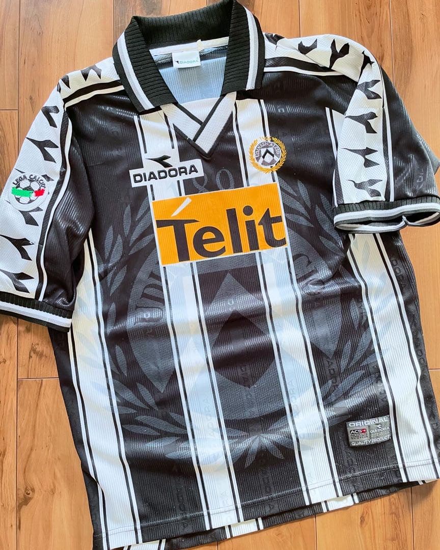 DIADORA GIANNICHEDDA シャツ ウディネーゼ 実使用 COA