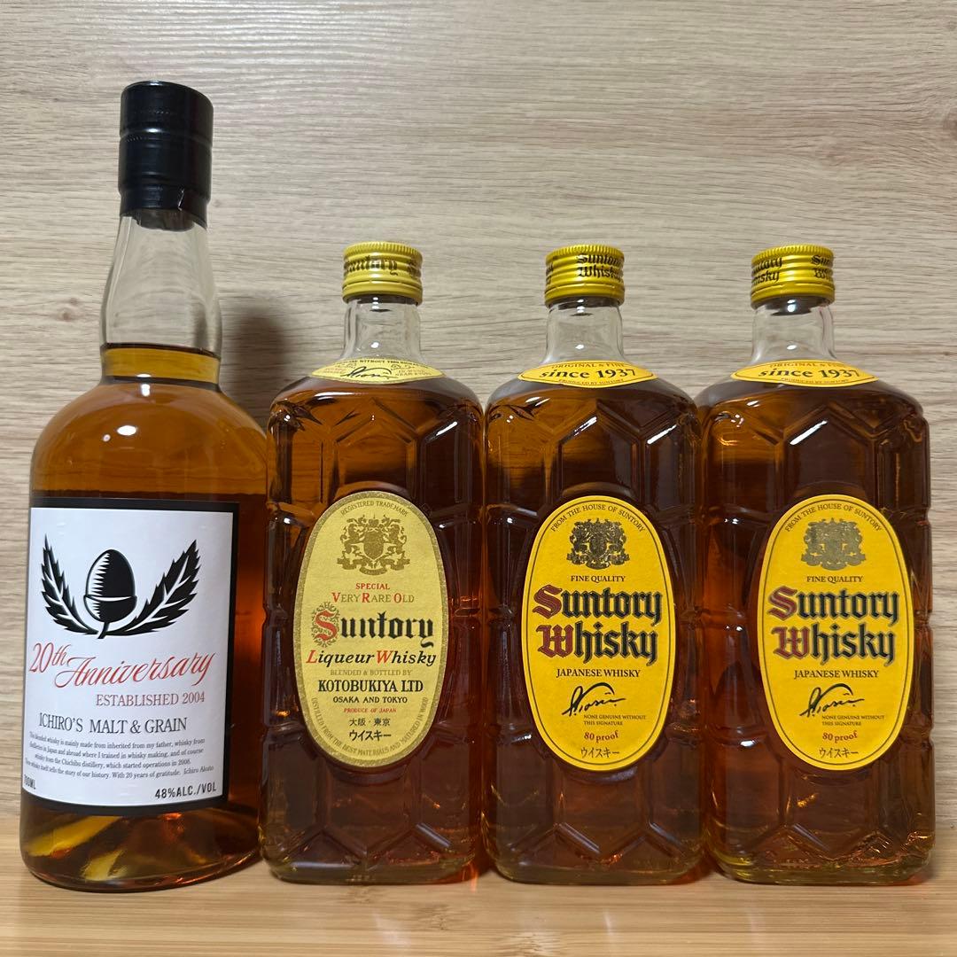 J*k様 イチローズモルト20th他４本セット現旧角瓶復刻