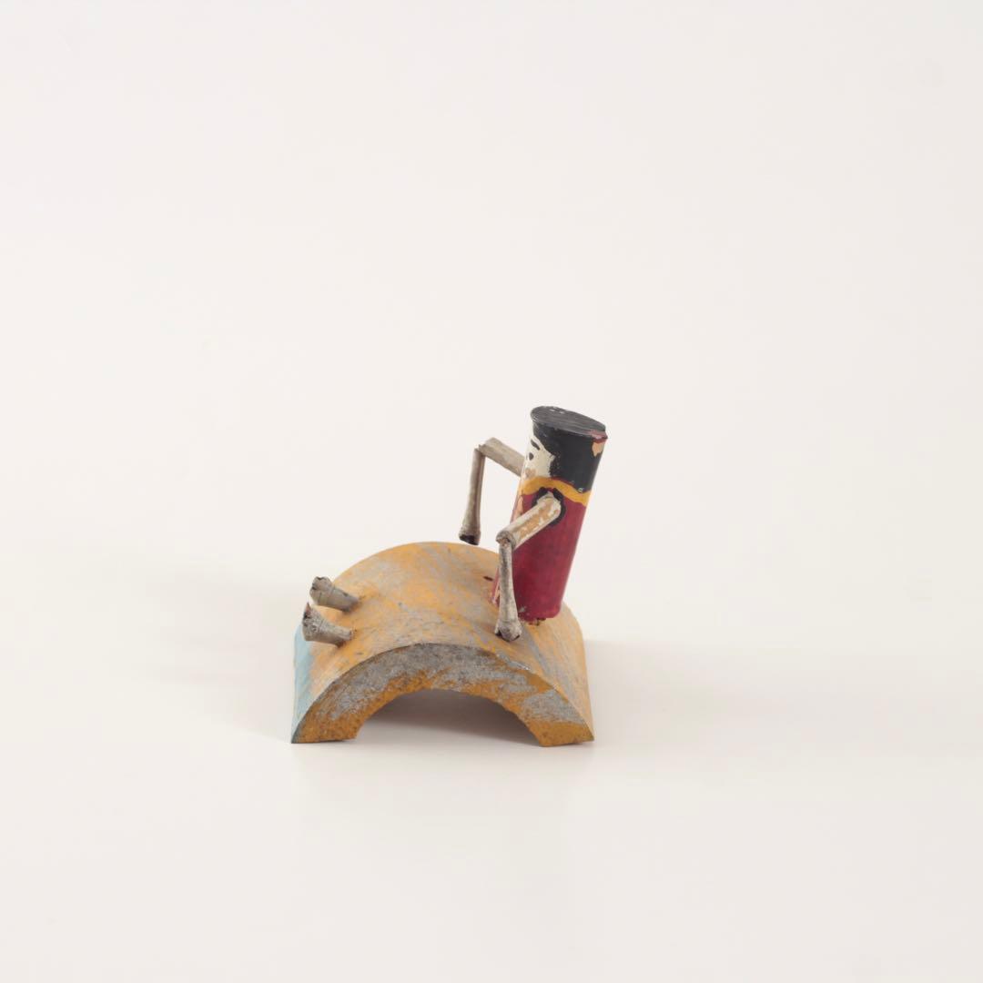 竹と木でできた 奇妙な 郷土玩具 昭和レトロ 当時モノ 古道具 アンティーク