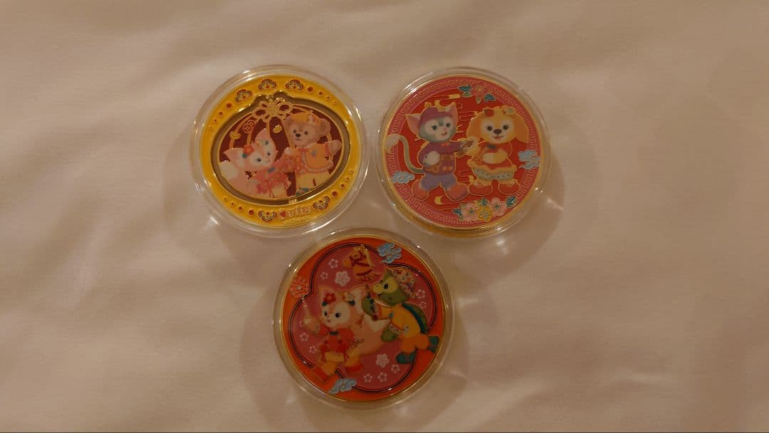 香港ディズニーメダル　2026春節ver. 3枚セット