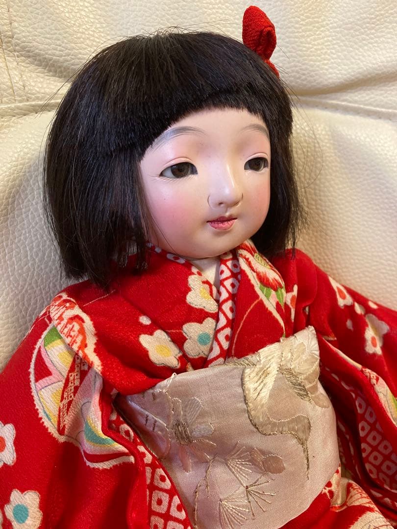 自由人形　市松人形38センチ