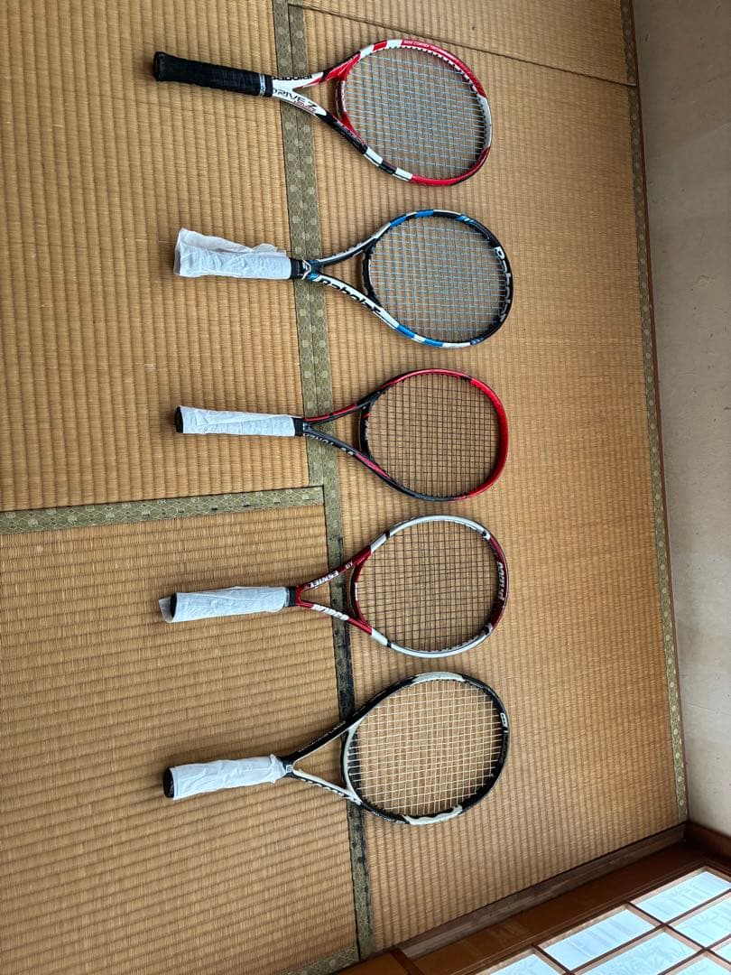 硬式テニスラケット 5本➕α