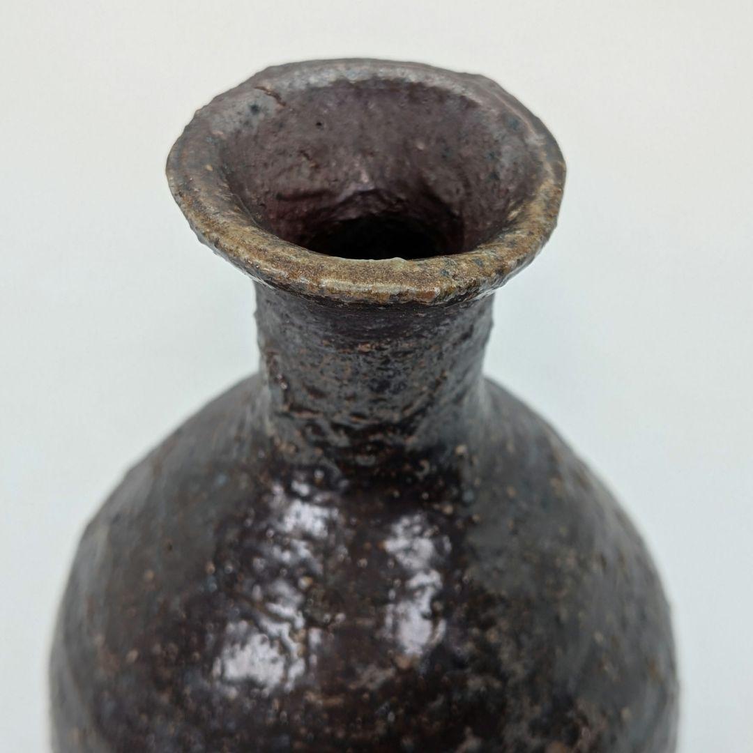 伝統工芸士 前嶋五一郎 備前焼 徳利&ぐい呑 共箱合布 酒器 とっくり 食器