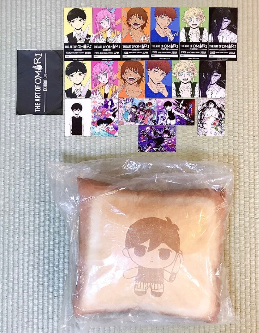 OMORI展 オモリ 入場 購入特典 カード クッション コンプリートセット