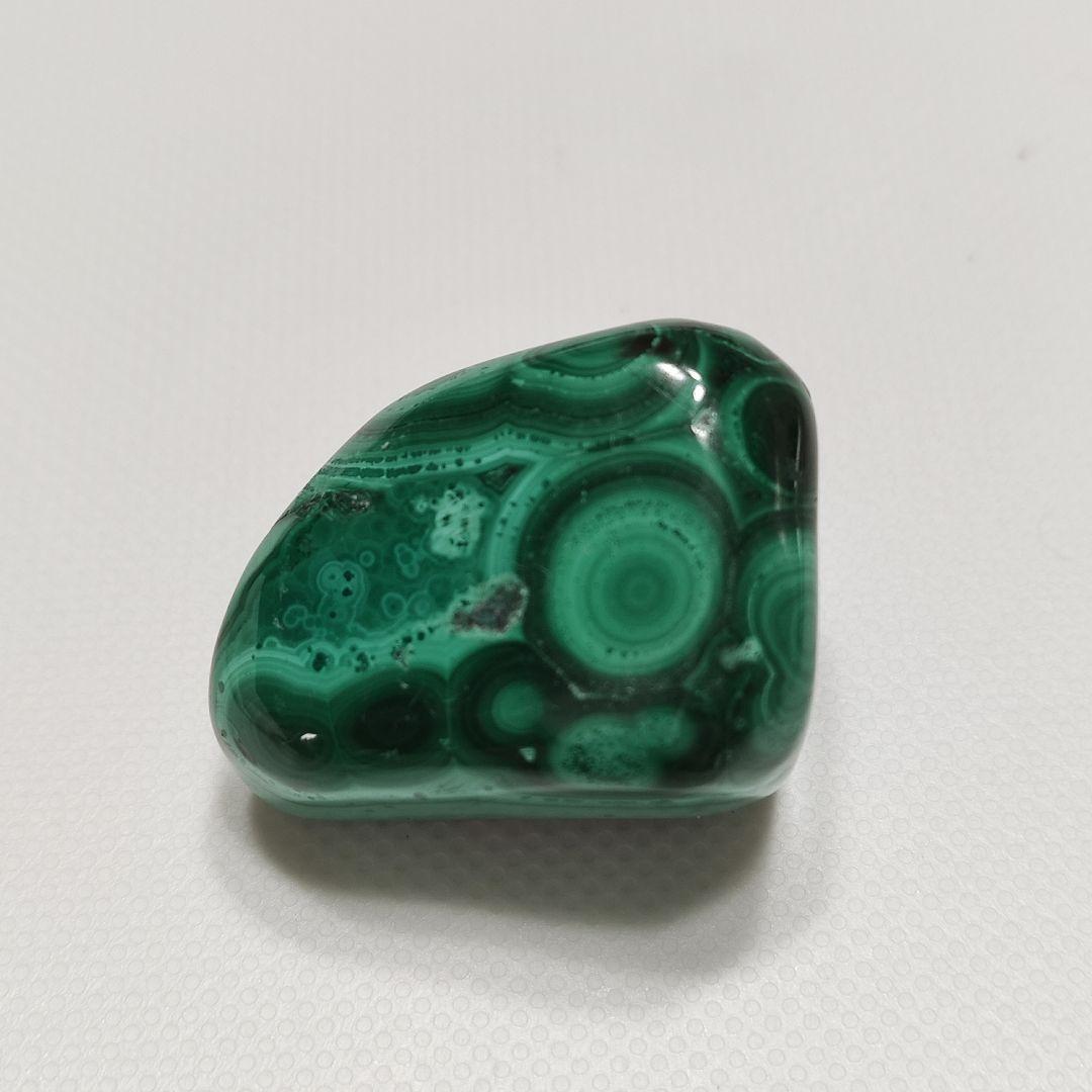 パワーストーン　天然石　マラカイト　孔雀石　タンブル　26g　No.730