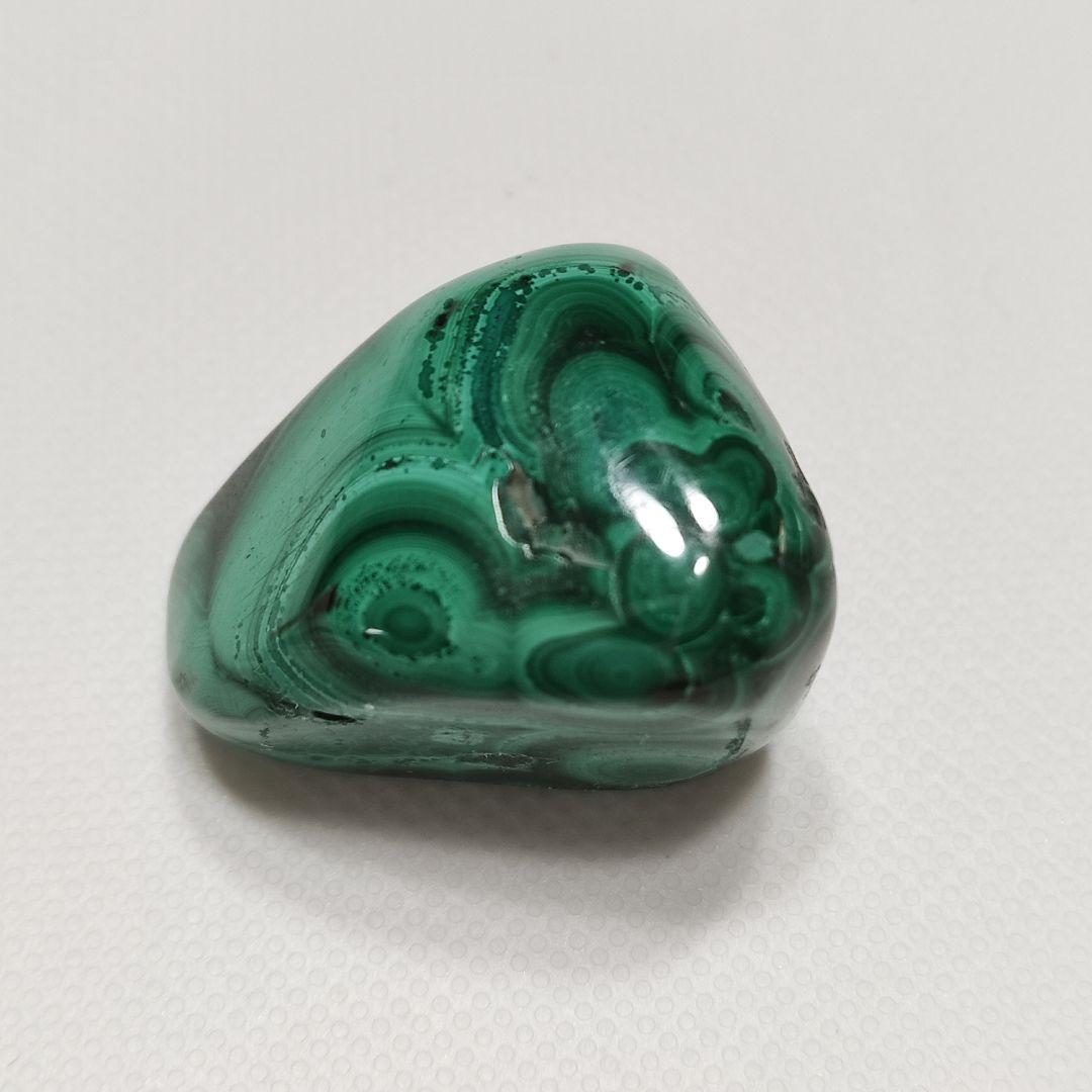 パワーストーン　天然石　マラカイト　孔雀石　タンブル　26g　No.730