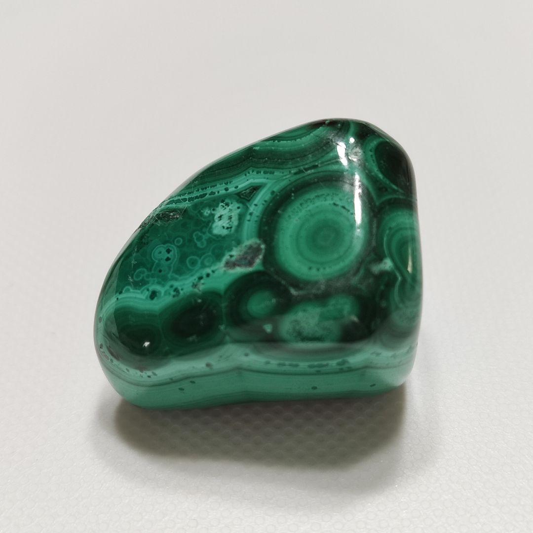 パワーストーン　天然石　マラカイト　孔雀石　タンブル　26g　No.730