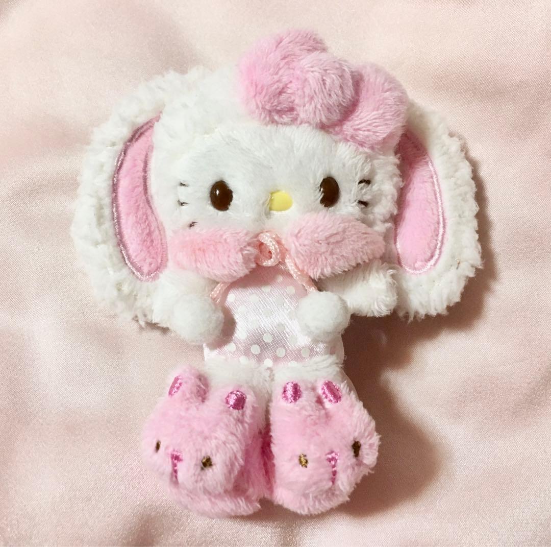 送料無料■ハローキティーぬいぐるみキーホルダー