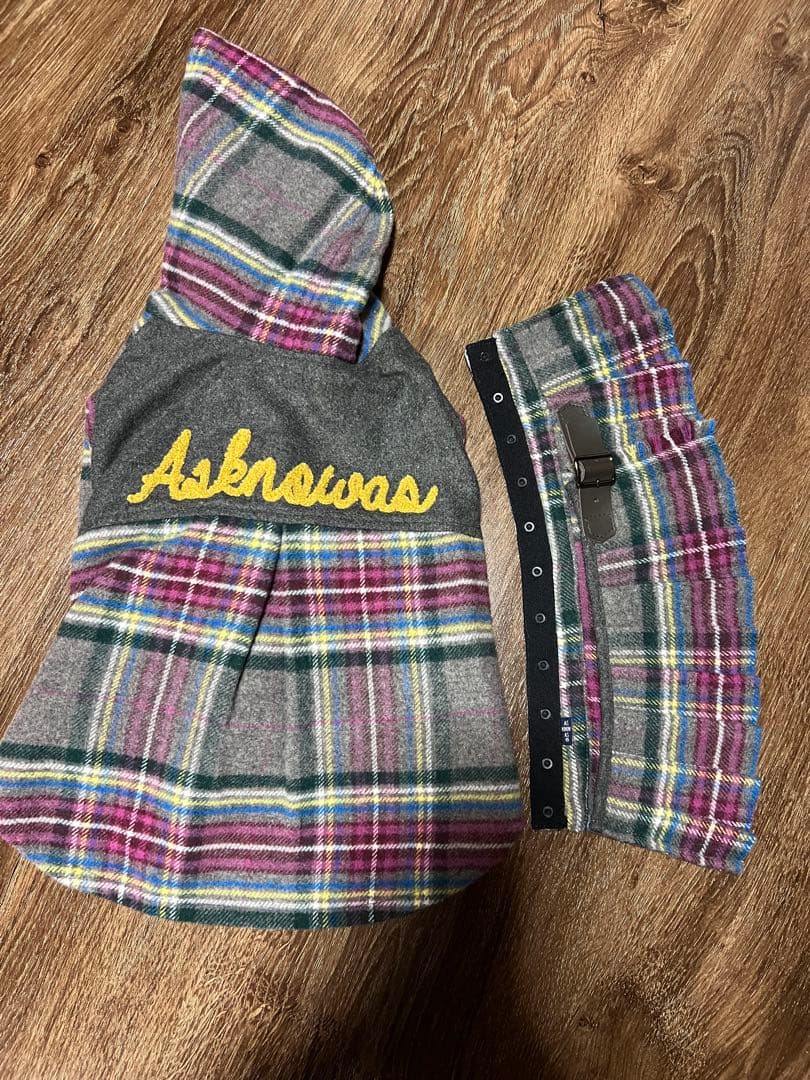 チェック柄ダッフルサイズ4 スカートサイズ3