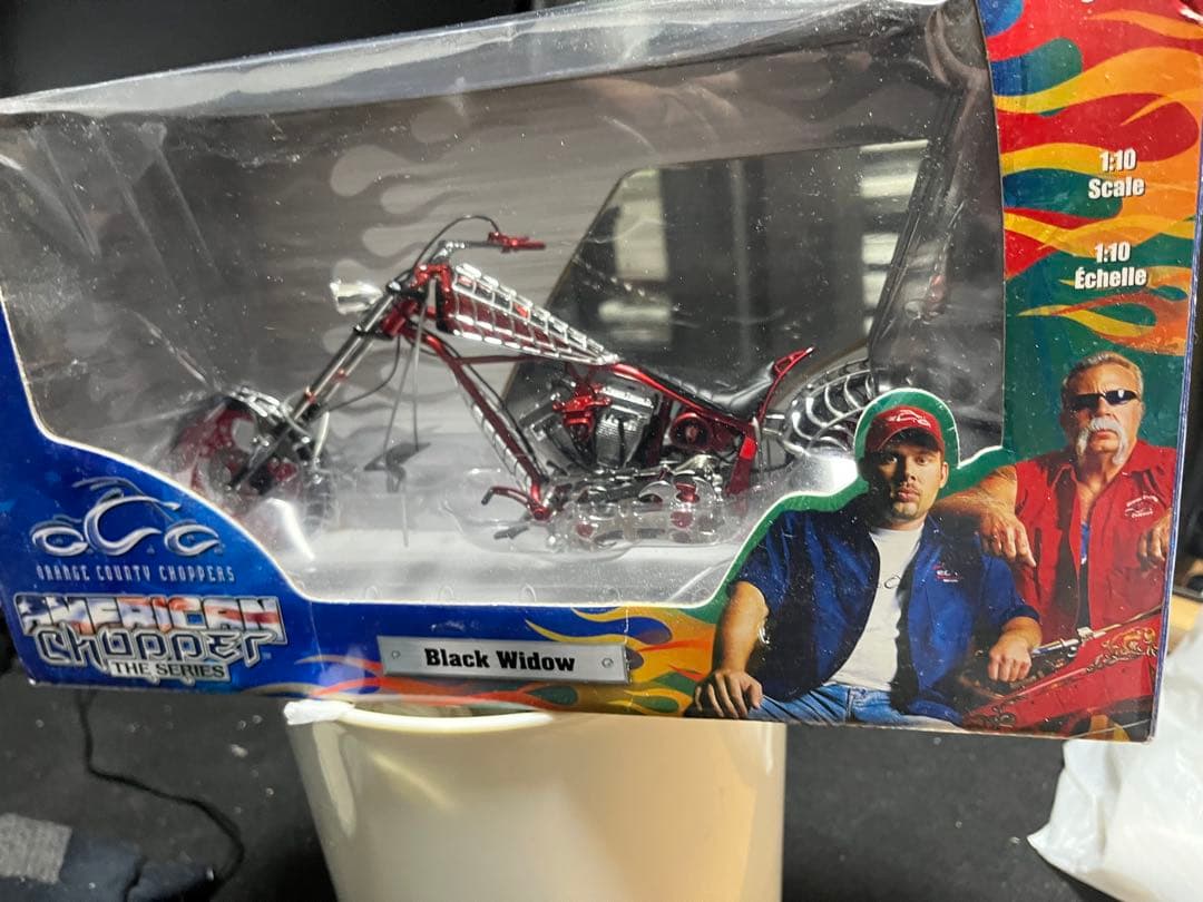 OCC アメリカンチョッパー ブラックヴィドー 1/10 ダイキャストモデル