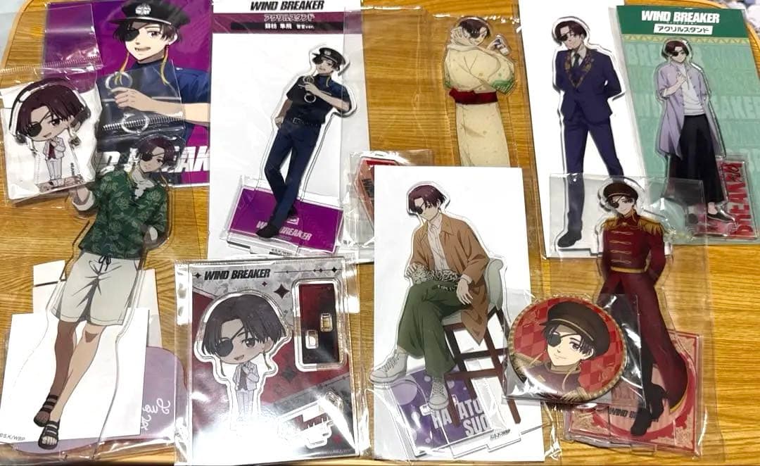 ウィンブレ ウィンドブレイカー 蘇枋隼飛 アクリルスタンド 缶バッジ 色紙