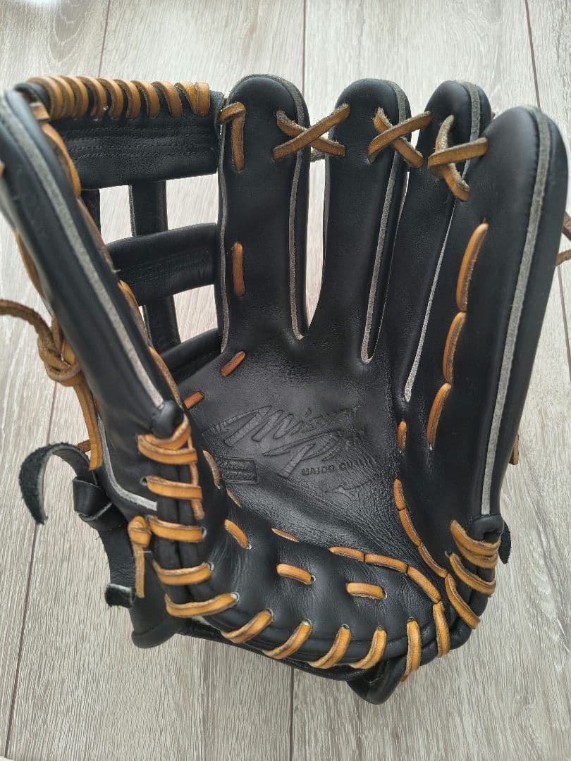 ミズノプロ　軟式　グローブ　黒