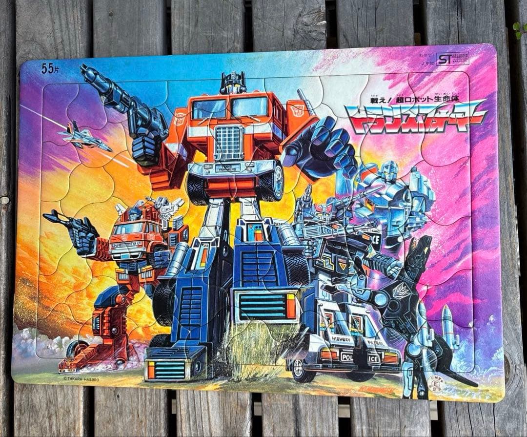 激レア　当時物　トランスフォーマー 　ジグソーパズル　昭和レトロ　ショウワノート