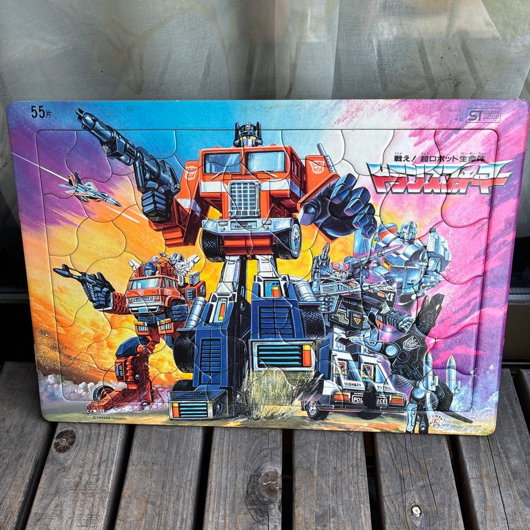激レア　当時物　トランスフォーマー 　ジグソーパズル　昭和レトロ　ショウワノート