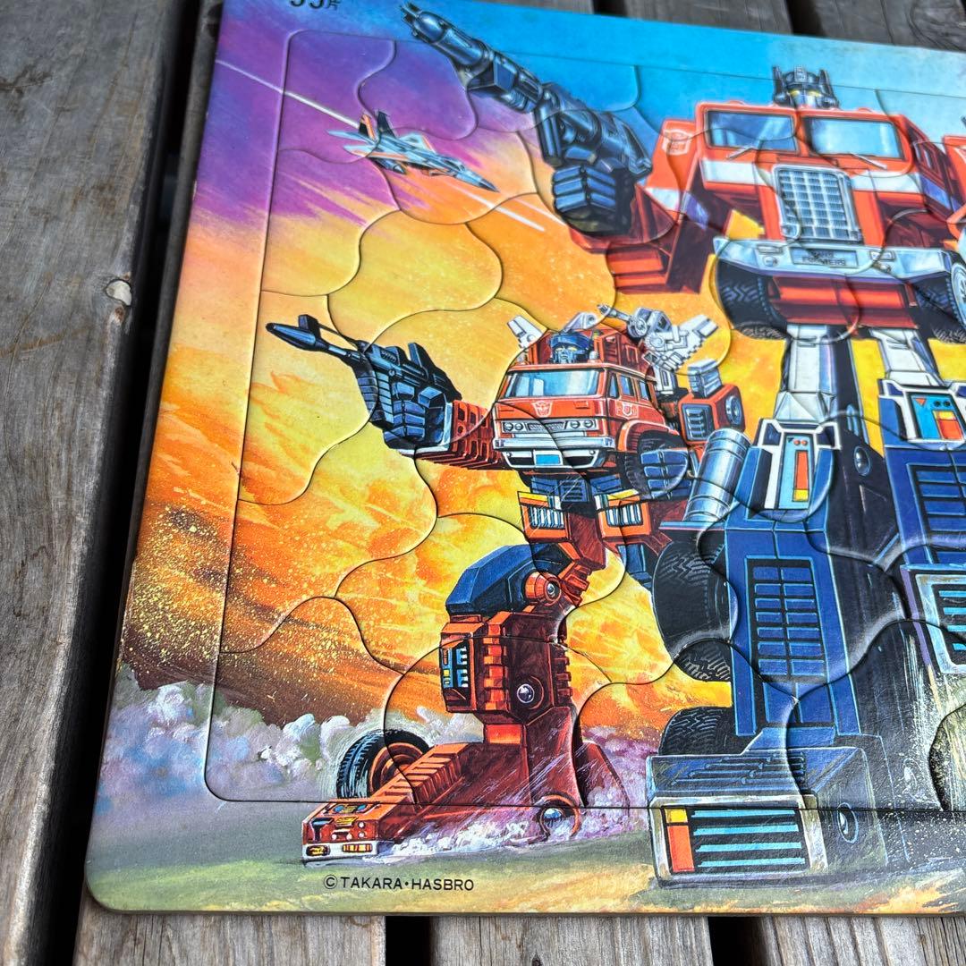 激レア　当時物　トランスフォーマー 　ジグソーパズル　昭和レトロ　ショウワノート