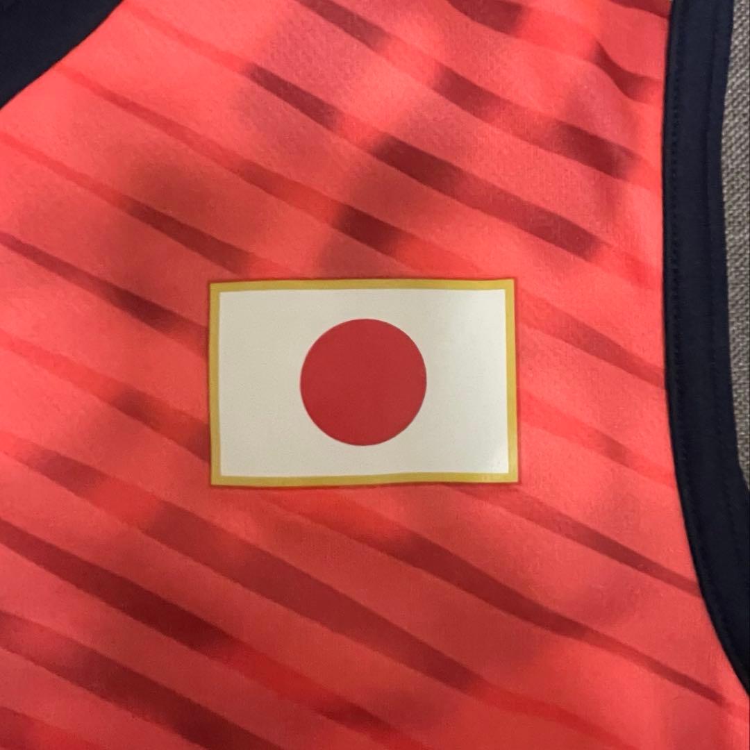 asics 日本代表 バレーボール ナショナルチームモデル M 国旗ワッペン