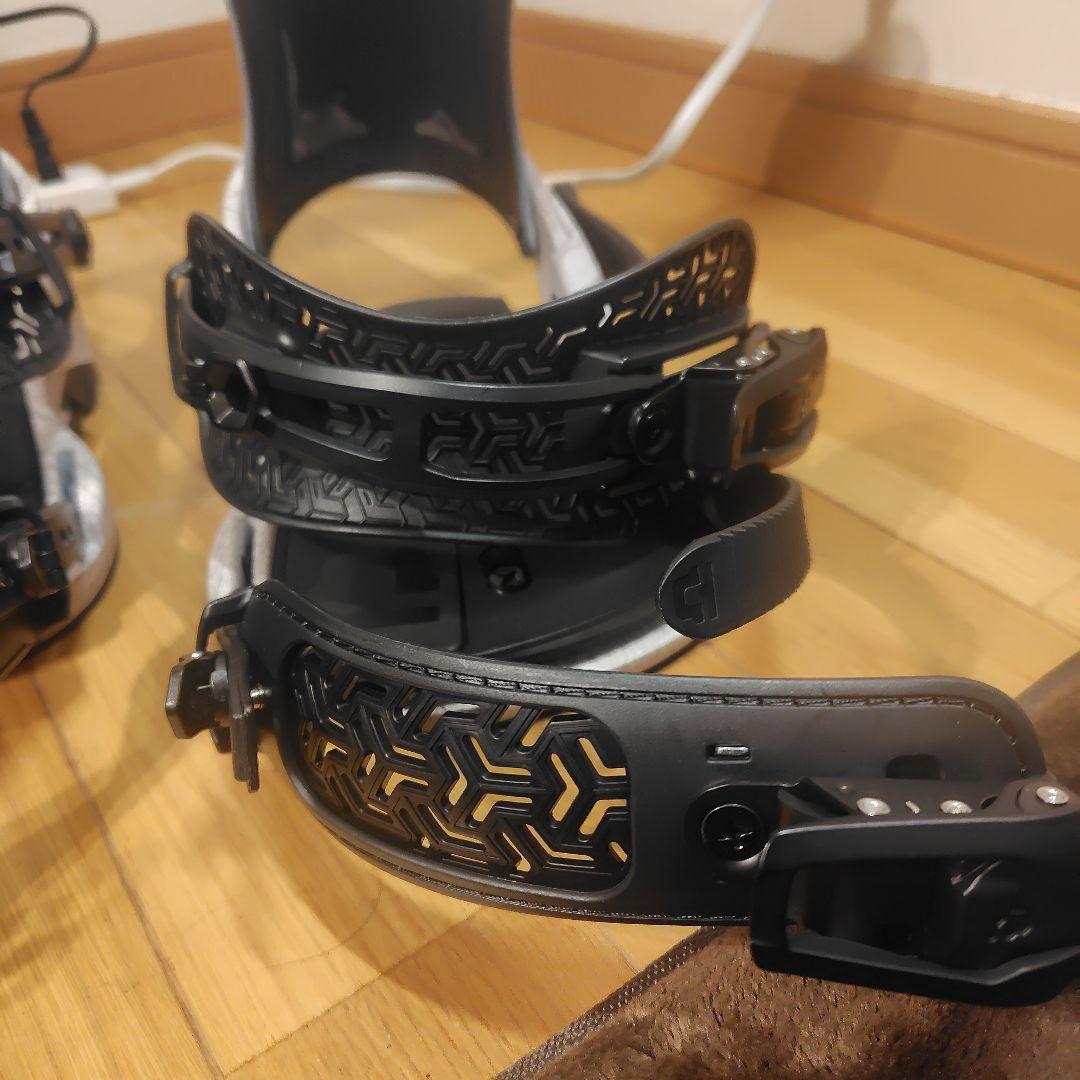 UNION ATLAS スノーボードビンディング ホワイトウッド　S