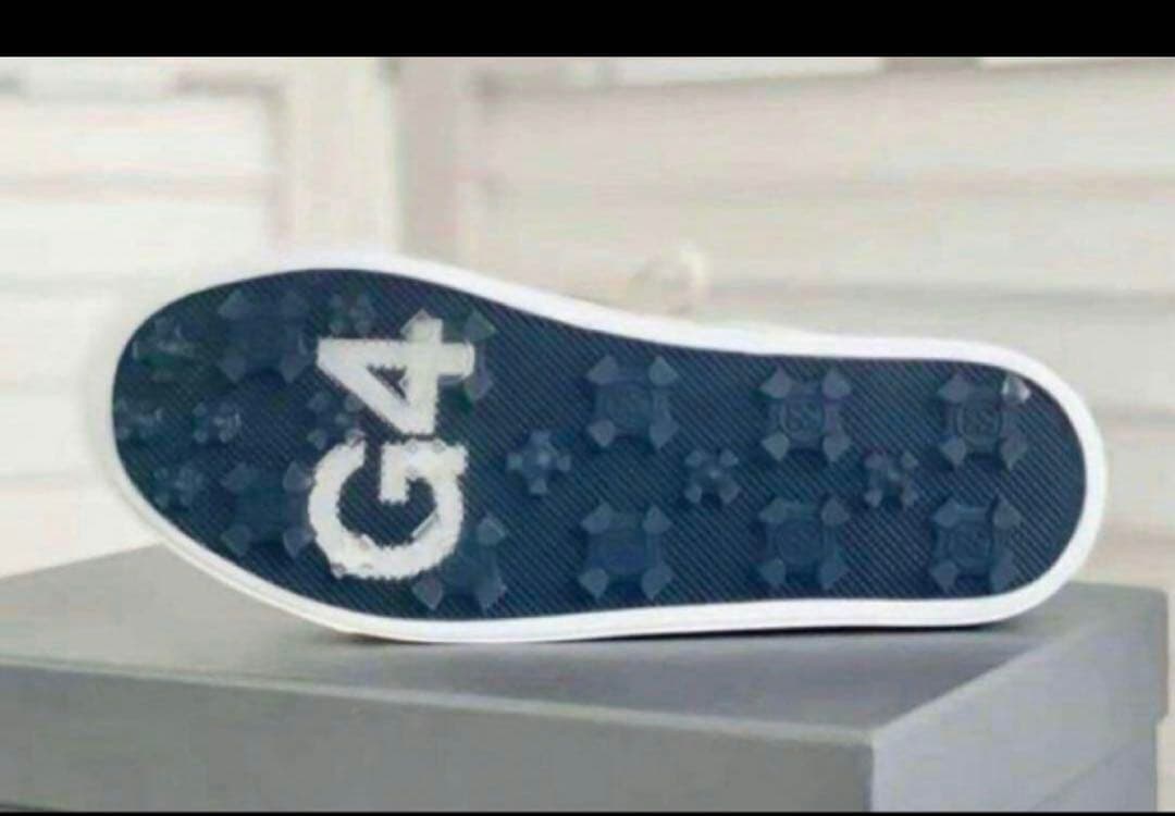 即発送！G4ゴルフシューズ ホワイト フリンジデザイン