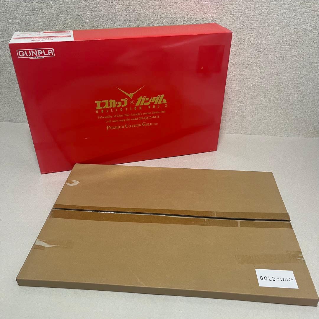エスカップ×ガンダム シャア専用ザク プレミアムコーティング ゴールドVer.