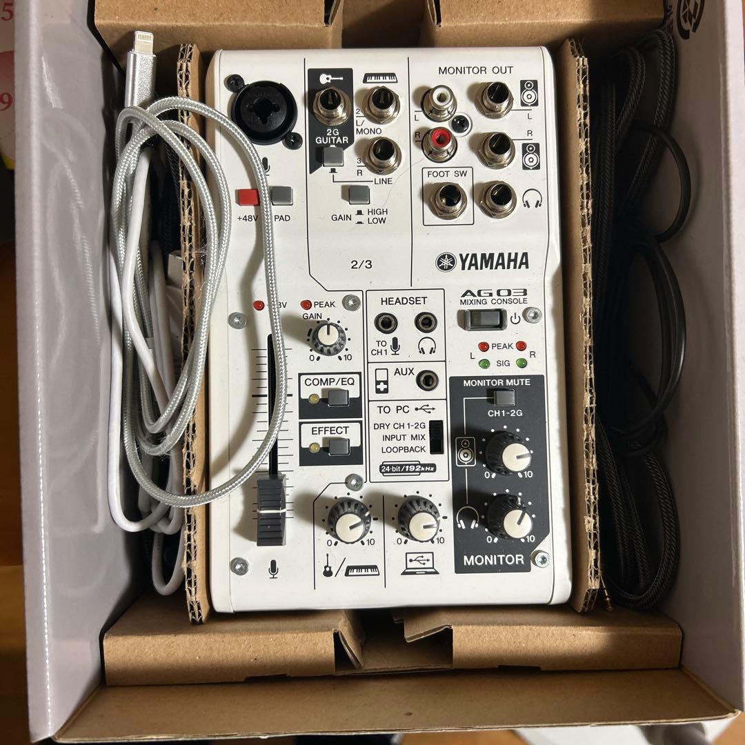 YAMAHA AG03 ミキシングコンソール