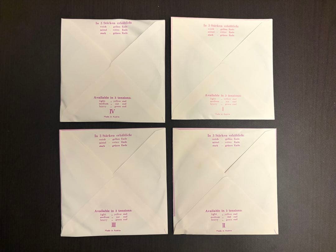 【未使用】Spirocore スピロコア チェロ弦 4本セット