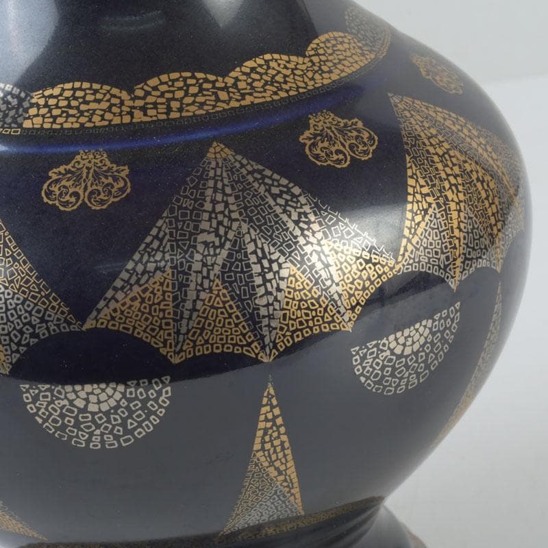 マモナコ公室御用達　ニュファクチュア・ド・モナコ　花瓶　時代箱付　V　9697