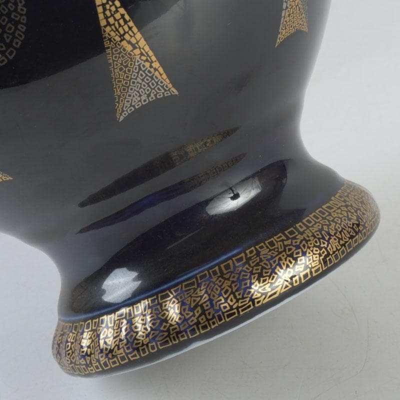 マモナコ公室御用達　ニュファクチュア・ド・モナコ　花瓶　時代箱付　V　9697