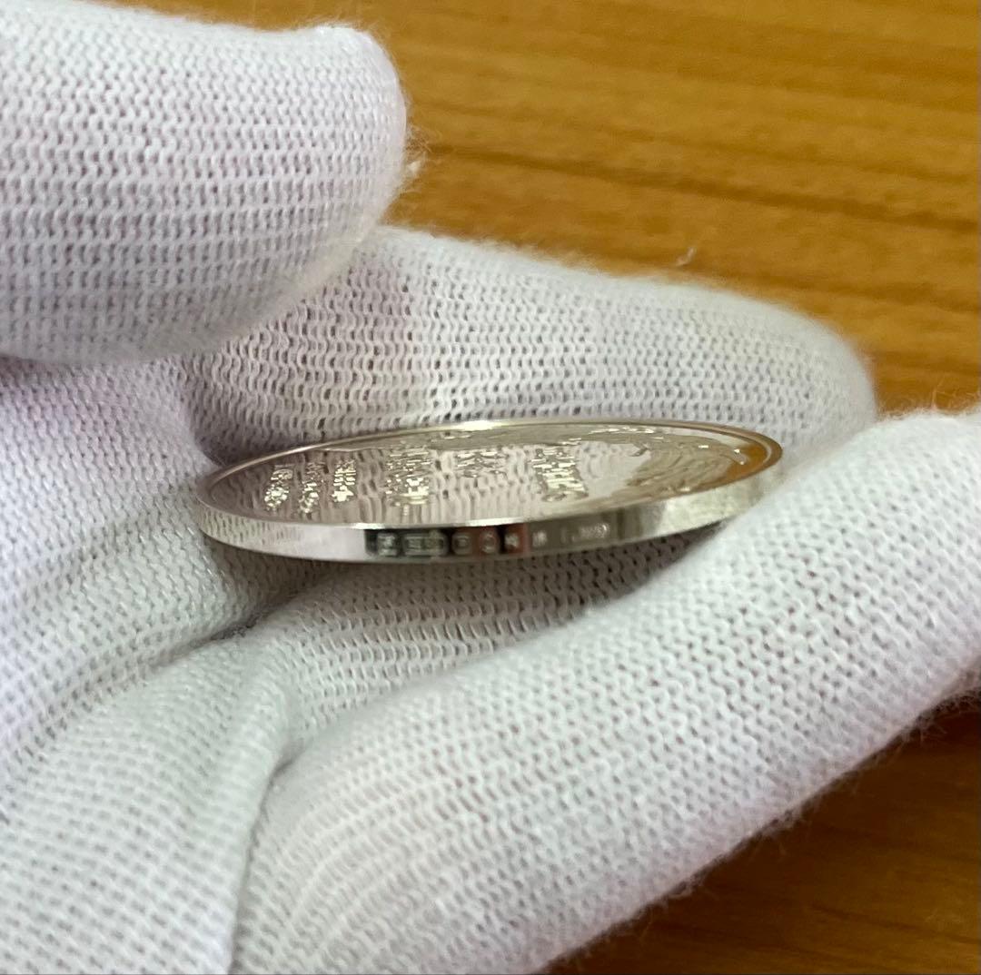 天皇皇后両陛下御訪米記念 純銀メダル