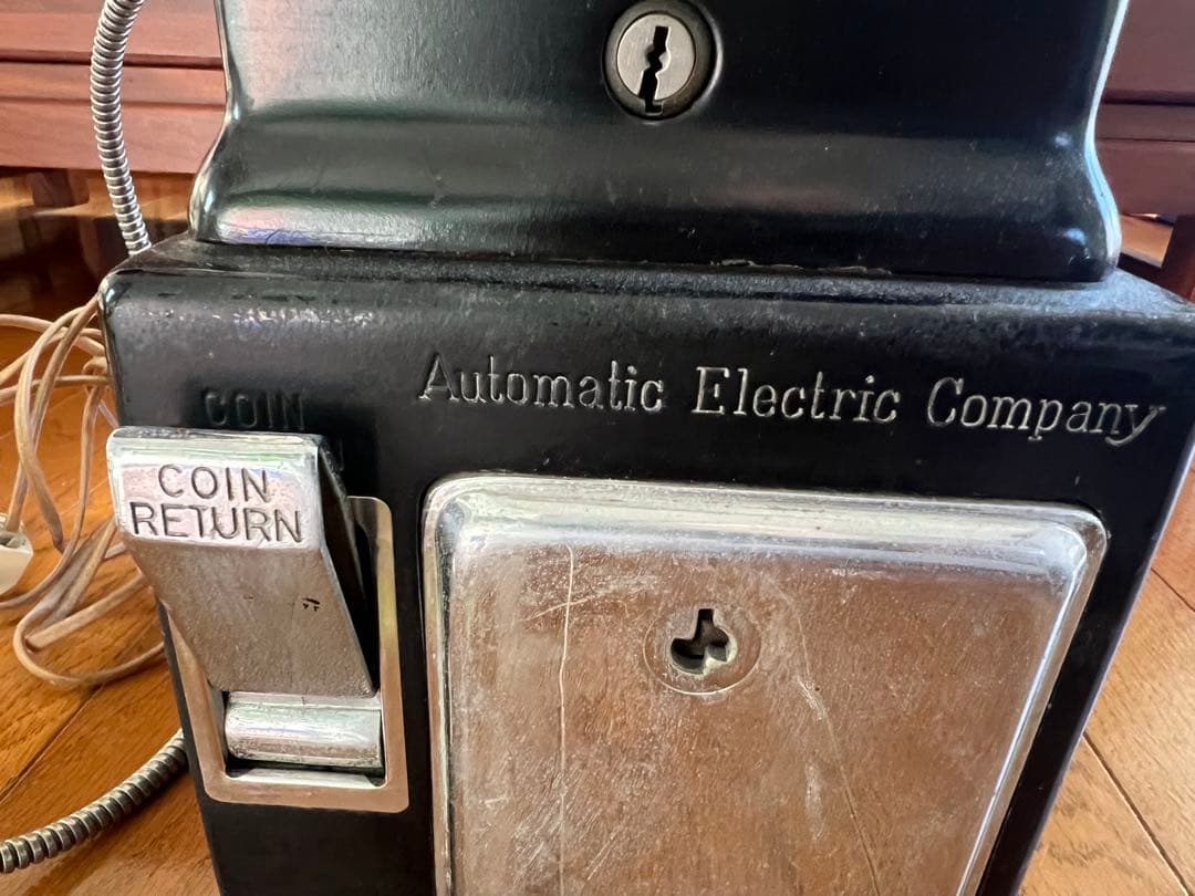 ビンテージ　公衆電話　当時物