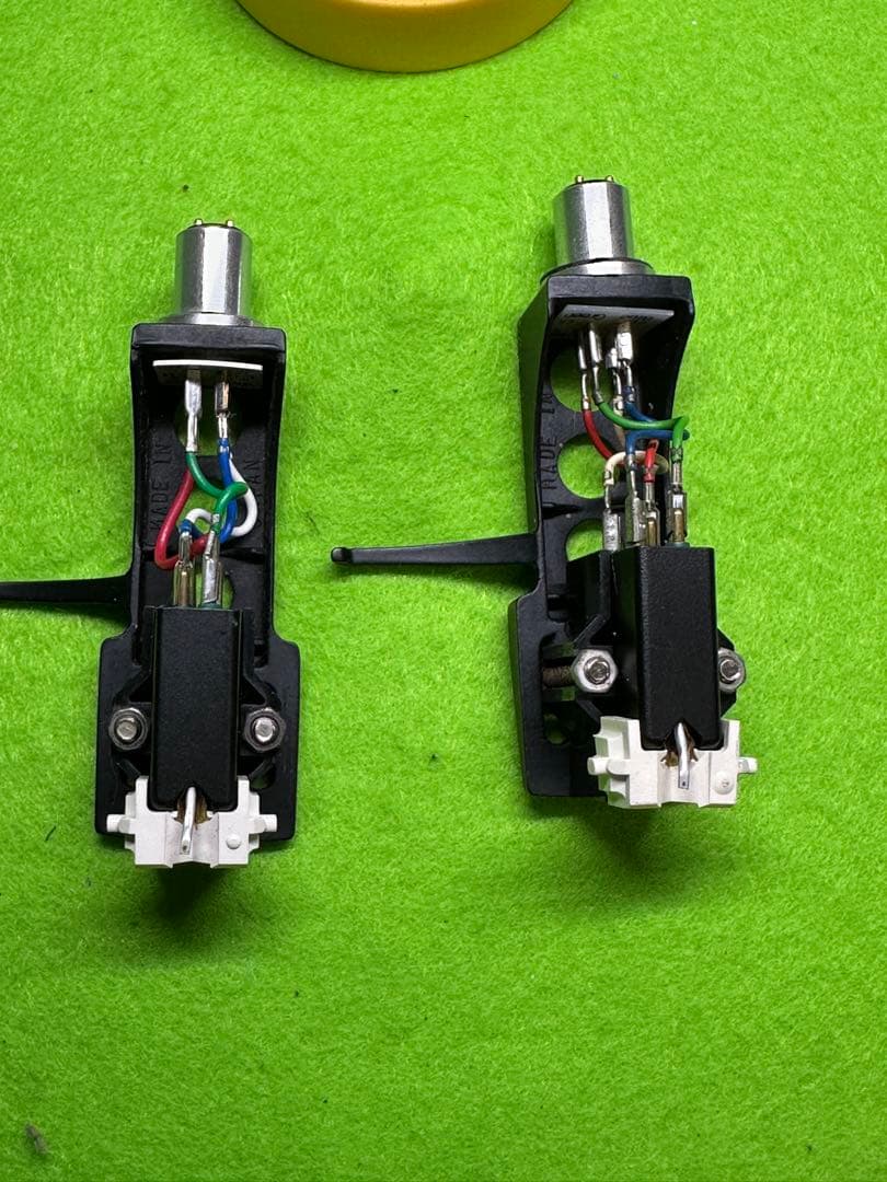 ヘッドシェル Technics カートリッジSHURE M44-7 2個セット。