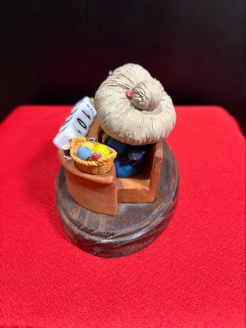 千と千尋の神隠し置物オブジェ カオナシ　湯婆婆　スタジオジブリ万年カレンダー