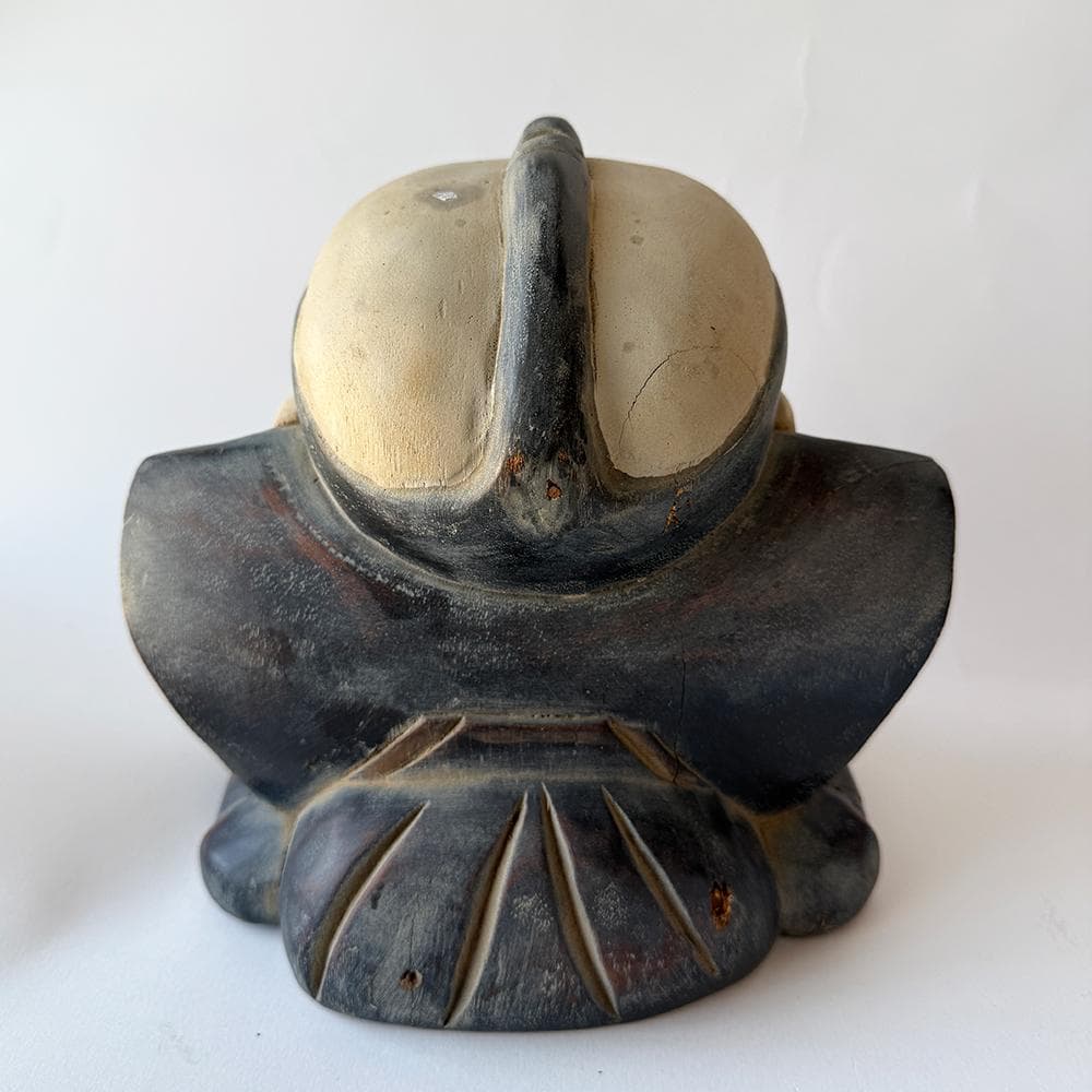 木製　福助　ヴィンテージ　Fukuske　商売繁盛　縁起物　大サイズ