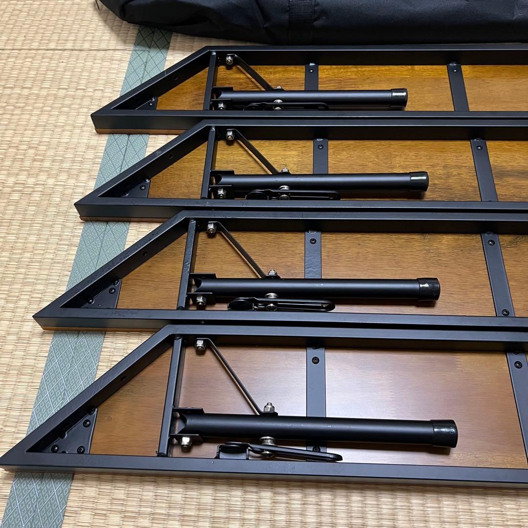 ■新品同様品■logos アイアンウッド　囲炉裏テーブル