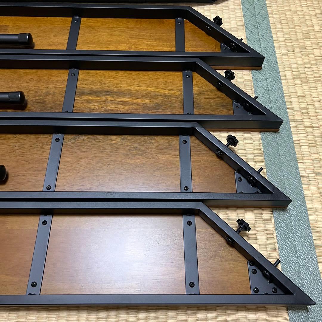 ■新品同様品■logos アイアンウッド　囲炉裏テーブル